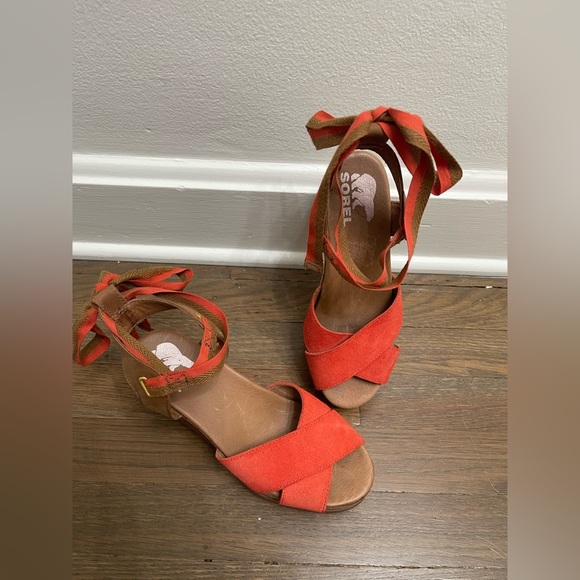 Sorel Joanie II Hi Ankle Lace Sandal Size 7 in excellent condition - Picture 7 of 12